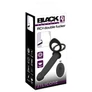 Black Velvet Double F - felcsatolható anál vibrátor (fekete)