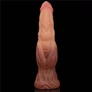 9.5'' Dual layered Liquid Silicone Nature Cock