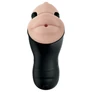 Double Penetration Vibrating Stroker  Light/Black