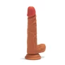 XMEN 7.6 inch Double Layer Silicon Dildo Brown