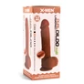 X-MEN 8.8 inch Dual Layered Dildo Brown