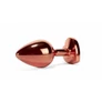 X-MEN Secret Shine Metal Butt Plug Rose Gold Heart S