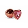 X-MEN Secret Shine Metal Butt Plug Rose Gold Heart S