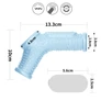 Vibrating Drip Knights Ring with Scrotum Sleeve Blue