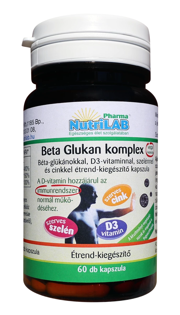 NutriLAB BETA GLUKAN vega kapszula 60x