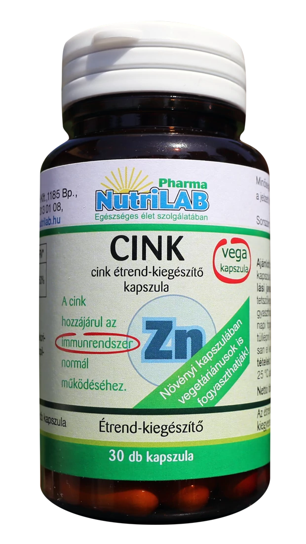 NutriLAB Cink vega kapszula 30X