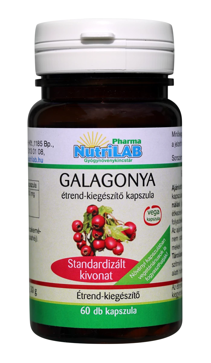 NutriLAB Galagonya vega kapszula 60X