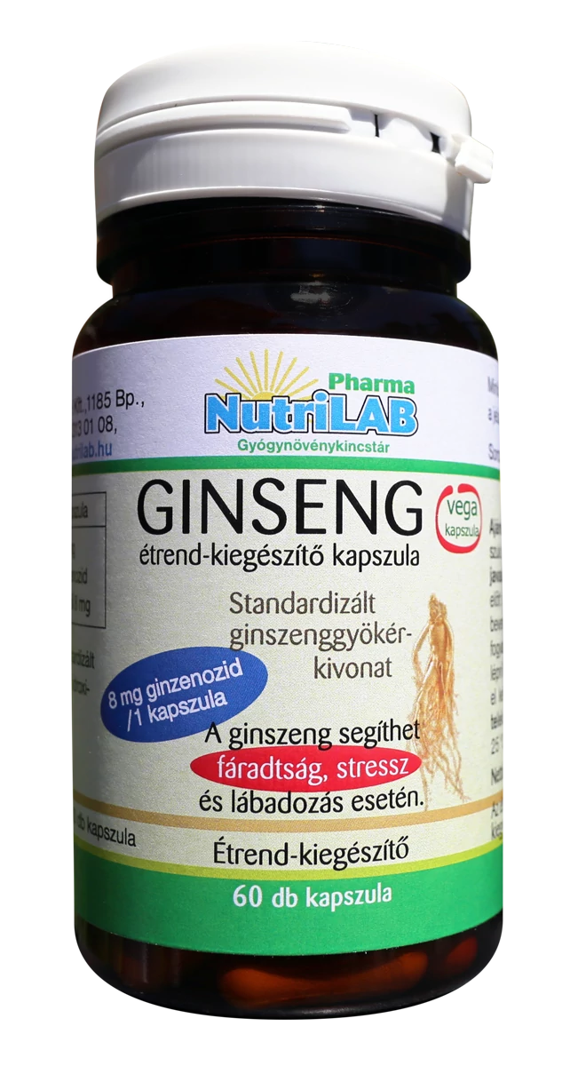 NutriLAB Ginseng vega kapszula 60X