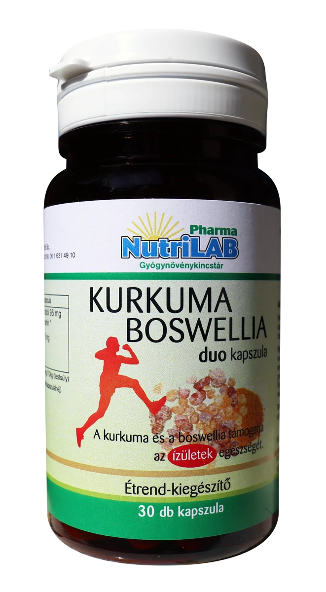 NutriLAB Kurkuma Boswellia duo kapszula 30X