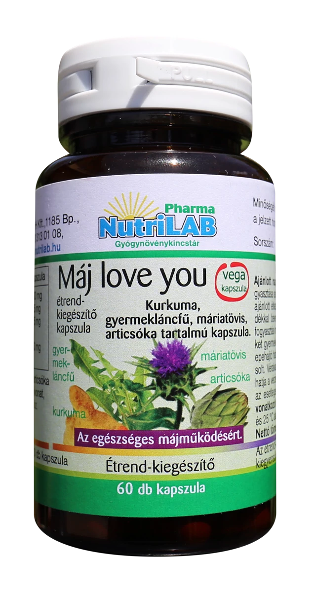 NutriLAB Máj love you vega kapszula 60x