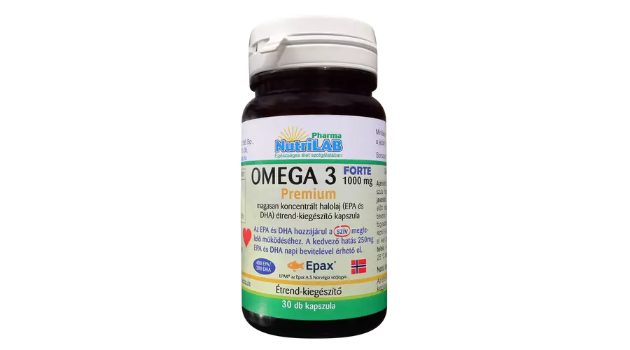 NutriLAB Omega 3 forte 1000 mg kapszula 30x