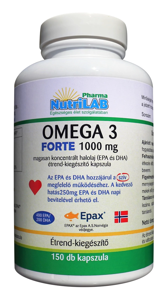 NutriLAB MEGA PACK Omega 3 Forte 1000 mg 150x