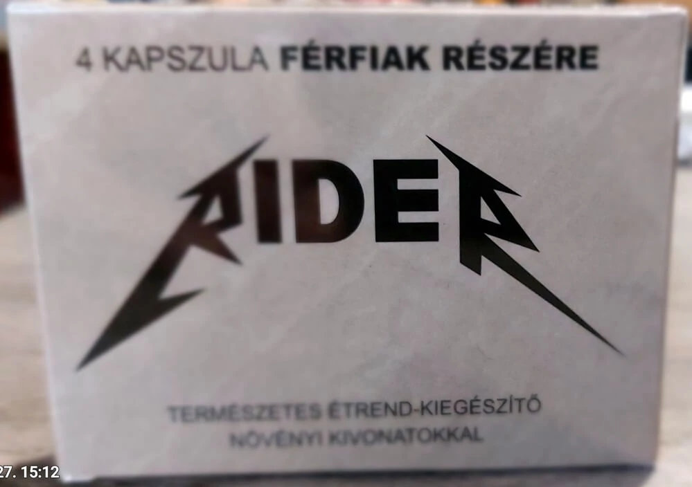 RIDER - 4 db potencianövelő