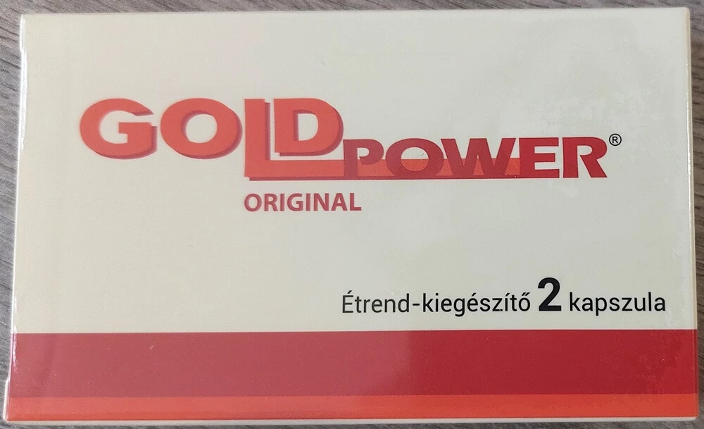 GOLD POWER ORIGINAL - 2 db potencianövelő