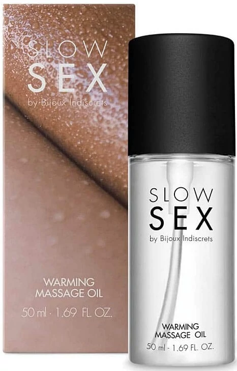 SLOW SEX Warming massage oil - 50 ml