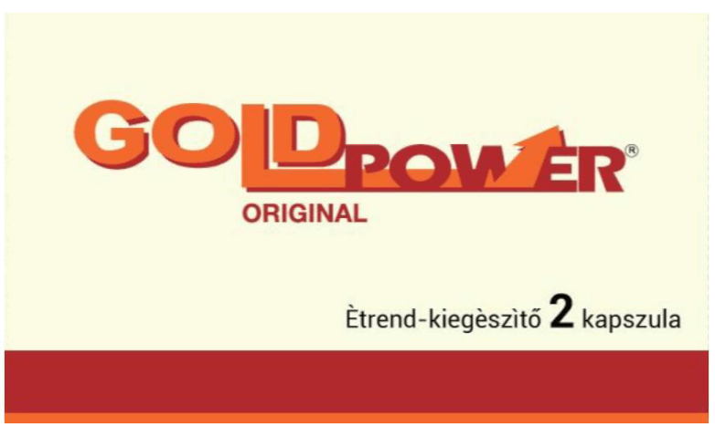 GOLD POWER ORIGINAL - 2 db potencianövelő