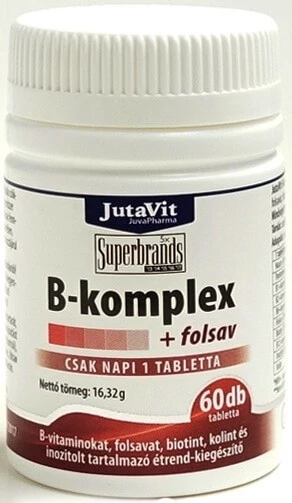 JutaVit B-komplex + folsav - 60 db