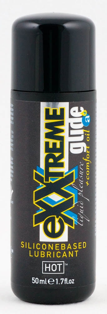 HOT eXXtreme Glide - siliconebased lubricant + comfort oil a+ 50 ml