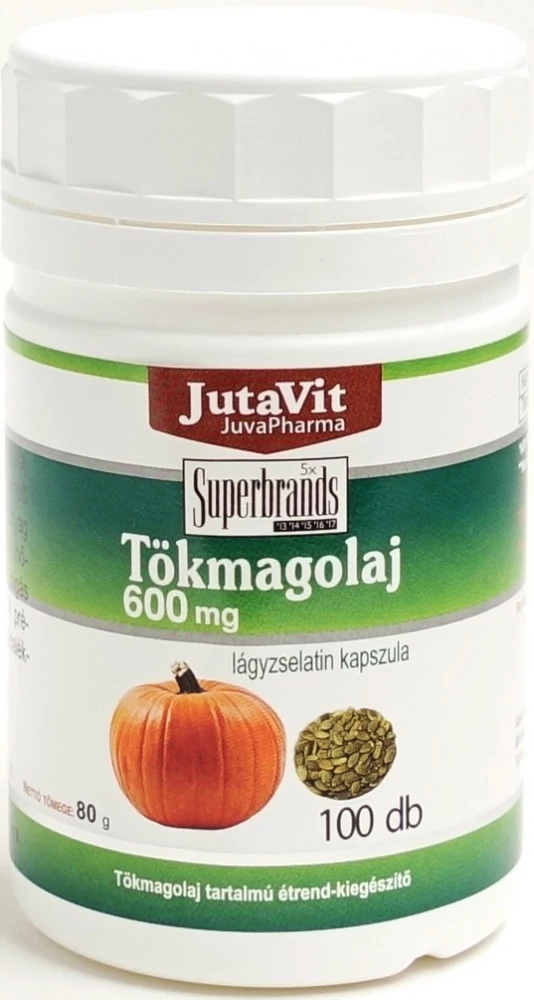 JutaVit Tökmagolaj kapszula - 100 db