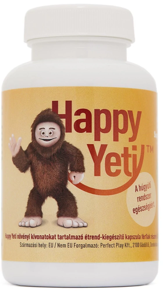 Happy Yeti prémium prosztata kapszula férfi vizelési panaszokra - 60 db